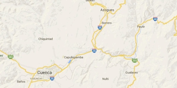 Map of Cuenca Area